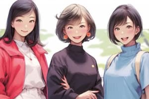 ３人の女性